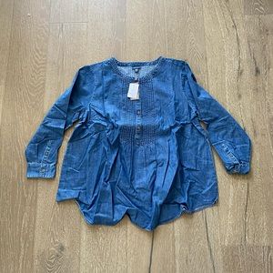 J. Jill denim chambray top